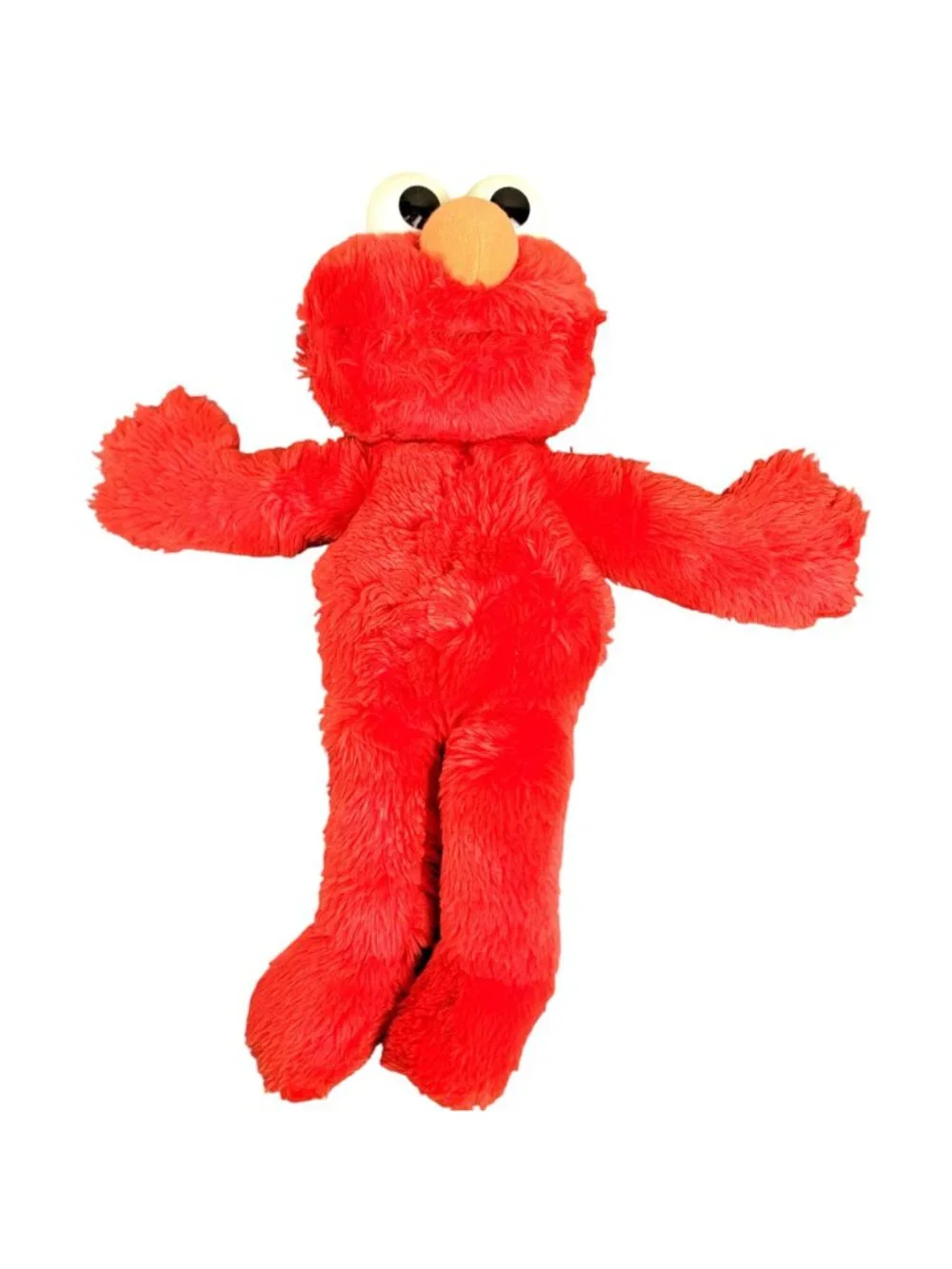 Vintage 1997 Talking Elmo Stuffed Animal 14 inch Red Fuzzy Toy 90s Retro Child